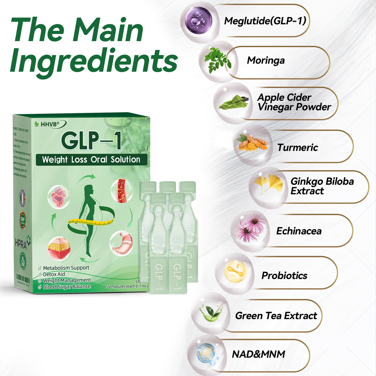 𝐇𝐻𝑽𝖡® 👨‍🔬𝐺𝐿𝑃-1  𝑊𝑒𝑖𝑔ℎ𝑡 𝐿𝑜𝑠𝑠 𝑂𝑟𝑎𝑙 𝑆𝑜𝑙𝑢𝑡𝑖𝑜𝑛 ✅ For obesity, cardiovascular health, diabetes, sleep apnea, joint issues, and more