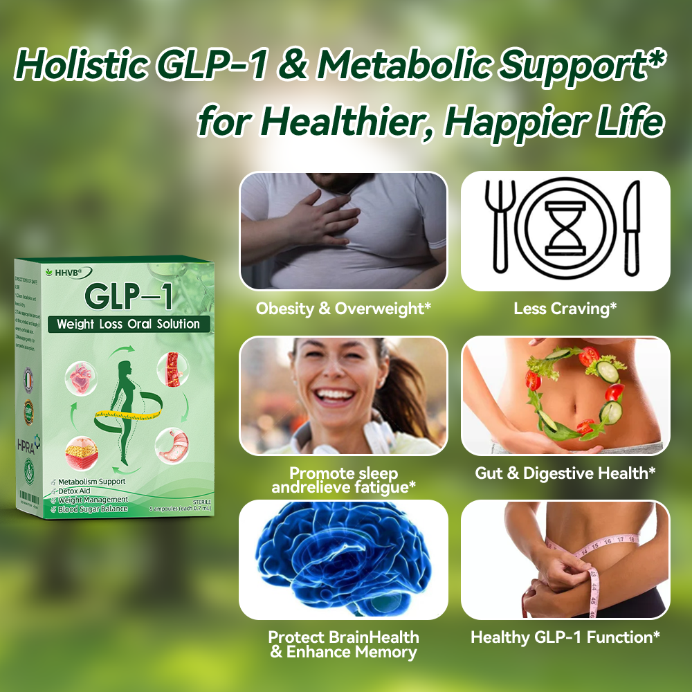 𝐇𝐻𝑽𝖡® 👨‍🔬𝐺𝐿𝑃-1  𝑊𝑒𝑖𝑔ℎ𝑡 𝐿𝑜𝑠𝑠 𝑂𝑟𝑎𝑙 𝑆𝑜𝑙𝑢𝑡𝑖𝑜𝑛 ✅ For obesity, cardiovascular health, diabetes, sleep apnea, joint issues, and more